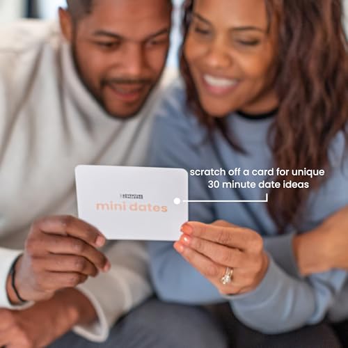 Image of Mini Dates - Date Night Ideas for Busy Couples | 30 Meaningful Dates Under 30min | The Original Scratch-Off Date Night Games | Couples Gift