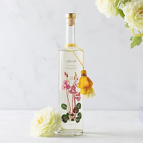 Lollia This Moment Bubble Bath, 24 Fl. Oz. – Water Lily & Sun Blossoms Scent – Gentle & Moisturizing Bubble Bath, Hydrating Ingredients, Scented Bubble Bath For Women #TOP4