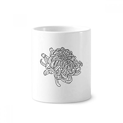 Pot à stylo en céramique blanche stable de 350ml de volume