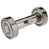 Soporte for afilar relojes de pulsera, destornillador ajustable de cobre/hierro for herramientas de reparación de joyas de relojero(Silver)