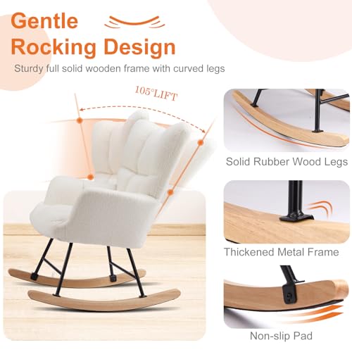 Sweetcrispy NCSW3-25-BG Rocking Chair Nursery thumb #2