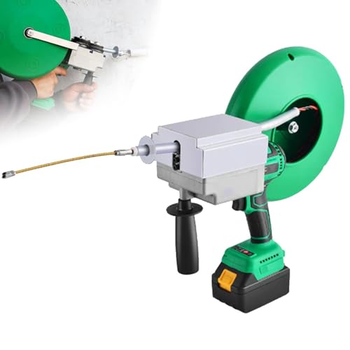Enhebrador de cables eléctrico con motor de 550 Nm y dos baterías para instalaciones 2