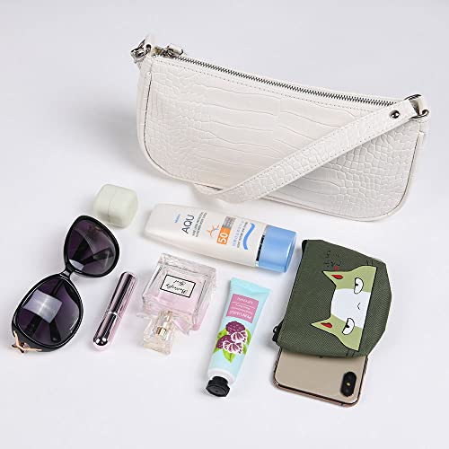 image for Aucuu Women's Shoulder 90s Classic Clutch Retro Crocodile Pattern Unde