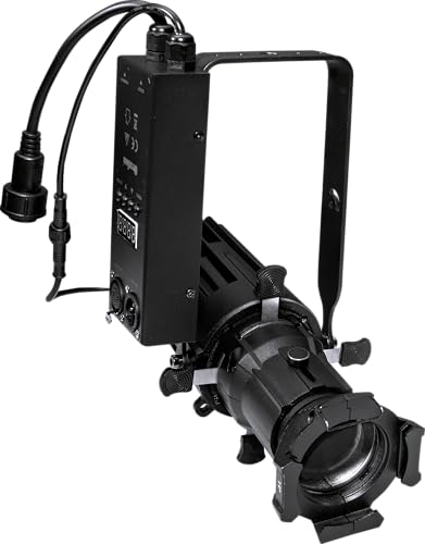 ZVH Expo 40 ellipsoidal Spotlight,ellipsoidal Light,LED Stage Light,Equipped with Two Lens Angles 19°, 26° Interchangeable,Manual,DMX,Church,Exhibition,Gallery/Stage Spotlight (3200k-5600K) 3pin