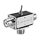 Gorise 100W Antennenschalter, SO239 Schnittstelle Handbuch 2-Kanal CB/HAM Antenne Koaxialschalter Antennensplitter