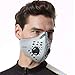 Produktbild 10PCS Staubdichte Masken Aktivkohle Staubmaske mit extra Filter Baumwollblatt (Grau)