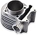 GY6 180cc Cylinder Head Kit Assy 61mm Big Bore with 69mm Valves for 152QMI 157QMJ Scooter Moped ATV Go Kart Quad
