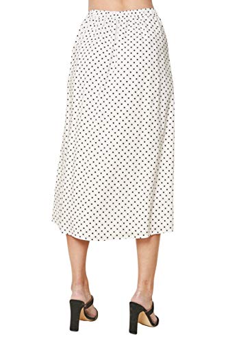 Sugar Lips Women's Love Actually Mix Media Midi Skirt3