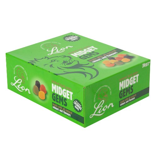 Full Box of lion Midget gems 2KG