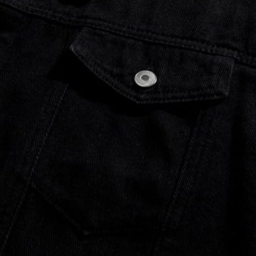 Chaqueta jeans slim para hombre, rasgada y desgatada miniatura 5