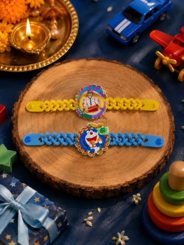 Image of Rakhi Set Combo with Roli Chawal