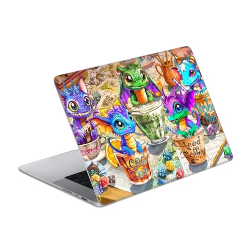 Peau autocollant MacBook Pro 14 A2442 anti-rayure motif dragon
