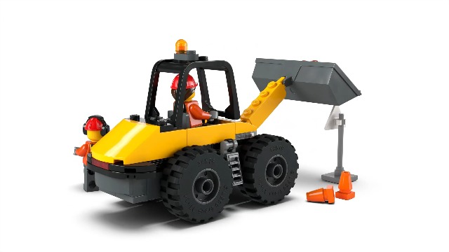 LEGO City Yellow Construction Wheel Loader 60450