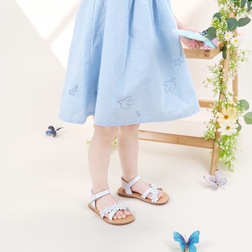Image of GINFIVE Toddler Girls Sandals Girls Toddler Sandals Little Girls Kids Shoes