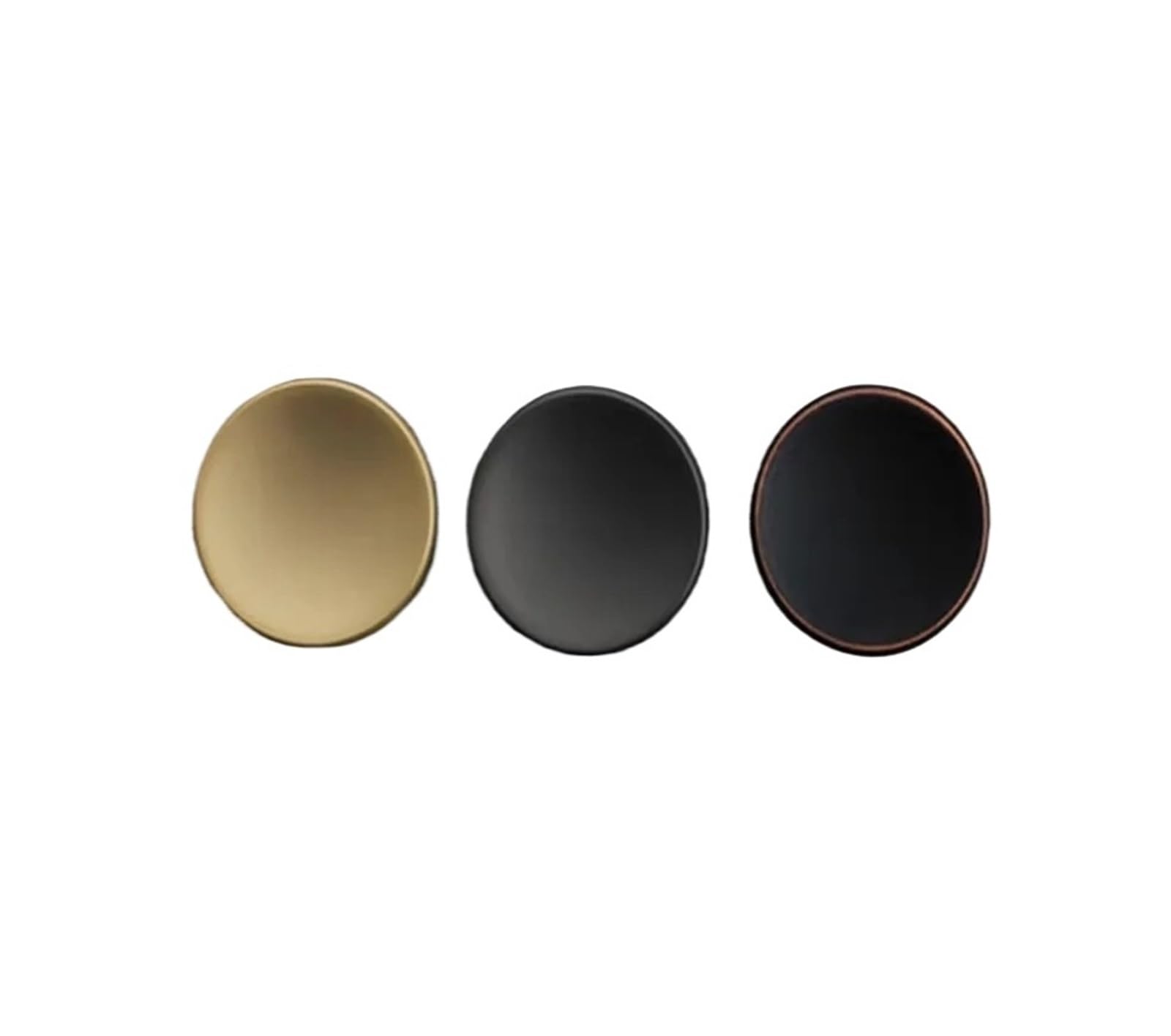 RUGAIKERBA Round Drawer Knobs, Zinc Alloy, 2 Pieces Set