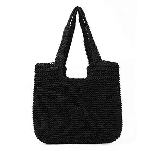 Sac de plage en raphia tissé EVEOUT pour femme, l'accessoire idéal de l'été