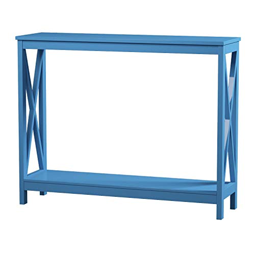 Convenience Concepts Oxford Console Table, Blue
