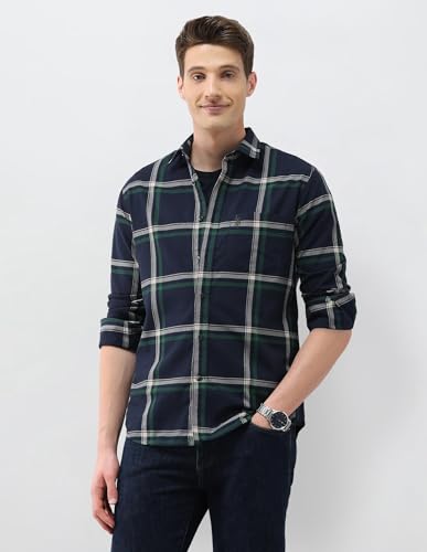 Image of U.S.Polo Association Men's Grid Tattersall Checked Regular Fit Shirt