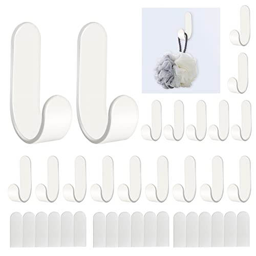 Haken Selbstklebend Wandhaken, 18 Stück Kleine Haken Selbstklebend...