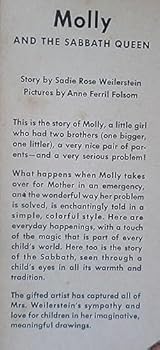 Hardcover Molly and the Sabbath Queen Book