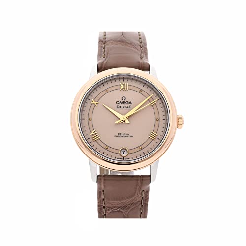 Omega De Ville Automatic Beige Dial Ladies Watch 424.23.33.20.09.001