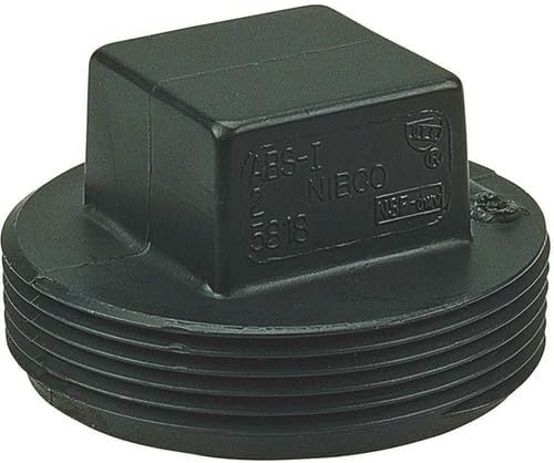 Replacement for NIBCO C5818HD3 3 in. ABS DWV MPT Cleanout Plug Replaces Parts