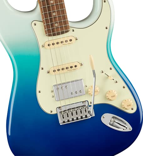 Player Plus Stratocaster HSS PF Belair Blue - Les Beatles, Paul McCartney, John Lennon, RIngo Starr, George Harrison Player Plus Stratocaster HSS PF Belair Blue – Image 4