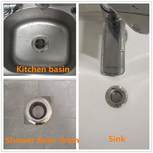 Tapones para desagüe de ducha set x4, filtro de lavabo miniatura 6