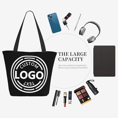 Bulk Custom Tote Bags con Logo para Mujeres miniatura 7