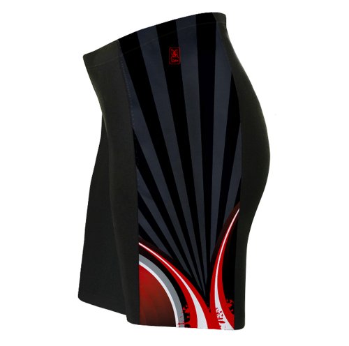 Calzas Ciclismo ScudoPro Black Red Striker Hombre miniatura 1