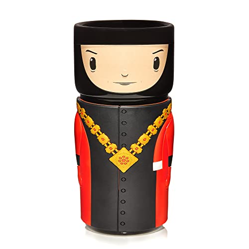 numskull CosCups by Star Trek Q in Judge Outfit - Taza de cerámica con funda de goma, 400 ml, producto oficial de Star Trek