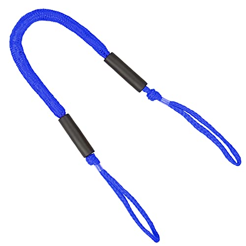 Bungee Boat Dock Line 5Ft Stretched Length Pp Docking Lines Mooring Rope Boat Accessories For Boat Kayak Canoe #TOP4