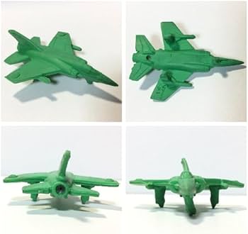 Amazon | 全長約6cm ミラージュ F-1 戦闘機 消しゴム フィギュア