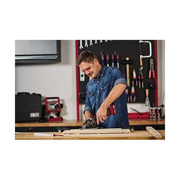 Einhell Akku-Mini-Handkreissäge TE-CS 18/89 Li-Solo Power X-Change (18 V, Li-Ion, 2500 min-1, 28 mm Schnitttiefe, 89 mm… – Bild 5