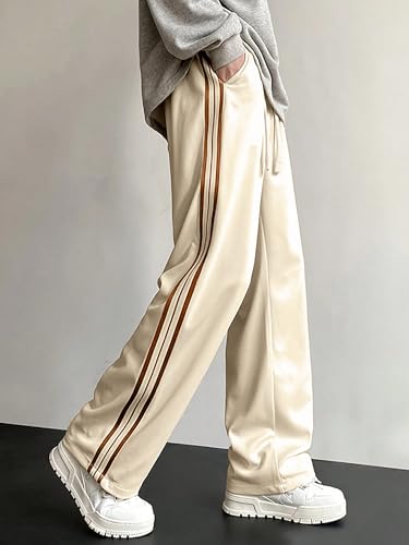 Image of Maniac Mens Colorblock Biscuit and Brown Color Baggy Fit Pant