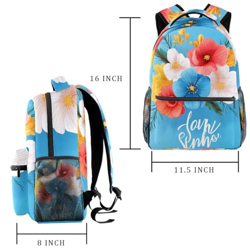 Welcome spring (1) Backpack Travel Rucksack Durable Bags for Students Outdoor Hiking Camping Weekend Backpack2