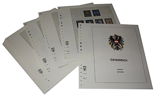 Feuilles pré-imprimées Lindner Autriche 1985-1995 album timbre