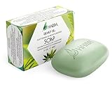 Harba Hemp Oil Soap Bar – Softening & Moisturizing Body Soap with Hemp Seed Oil, Rich Lather Cleansing Bar for Face, Hands & Body, Suitable for Oily, Dry & Combination Skin, 5 Ounce