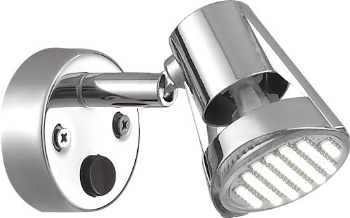 Gold Stars RV Reading Light MR16 Base LED Bulb 12v (Chrome Finish) 3 Pack