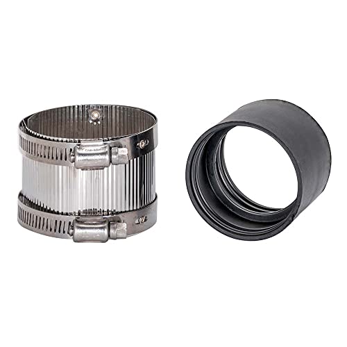 Image of Eastman 2 Inch No-Hub Coupling with Stainless Steel Clamps, 43403