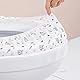 ZKGYUS 10 Stück Einweg Toilettenauflagen, Größe 40 x 48 cm Toilette Auflage, Einweg Toiletten Sitzbezug WC-Sitz Matte Toilettenpapier Pad für Einkaufszentren, Krankenhaus, Büro