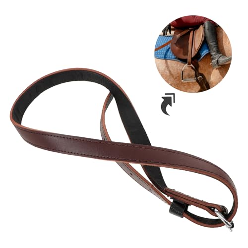 Étriers cuir équitation réglables Abaodam pour optimiser la position du cavalier