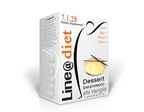 7 preparados en polvo para postres proteicos keto, 0 azúcar, más del 70% de proteínas, en prácticos sobres monodosis (7, Crema de Vainilla)