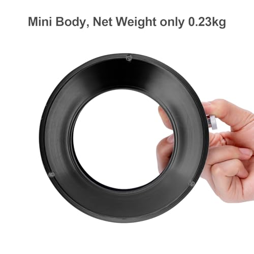 Image of FOMITO Bowens Mount Adapter Ring, Speedring Converter for Studio Flash Strobes, Softboxes, Reflectors, Beauty Dishes and Light Modifiers, Durable Metal Construction (SN-13)
