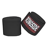 Ringside Mexican Style Boxing Hand Wraps (Pair), Black