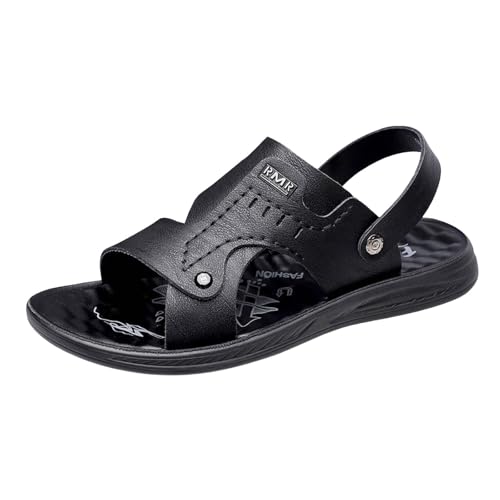 Sandales cuir homme au design respirant et finitions confort