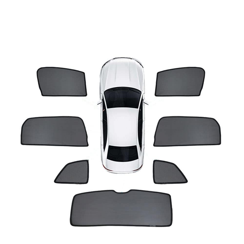 Tendine Parasole Magnetiche per Mercedes-Benz Vito 2020+ | Protezione [80%] Su Misura Rete Traspirante, Isolamento Termico Finestrino , Kit 7 Pezzi Auto Completa