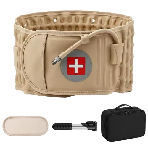 Back Pain Decompression Belt，Inflatable Back Brace，Fit for 29-49 Inch Waist