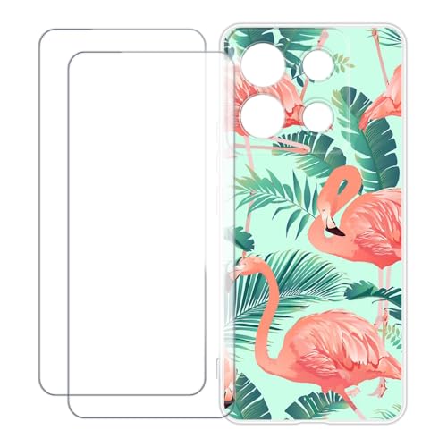 UOGNADGD Xiaomi Redmi Note 13 Pro 5G �Ƃ̌݊������� �J�X�^���J���t���P�[�X�{�����K���X�ی�t�B����2���t�� ? �Ռ��z�������h�~ (�t���~���S)