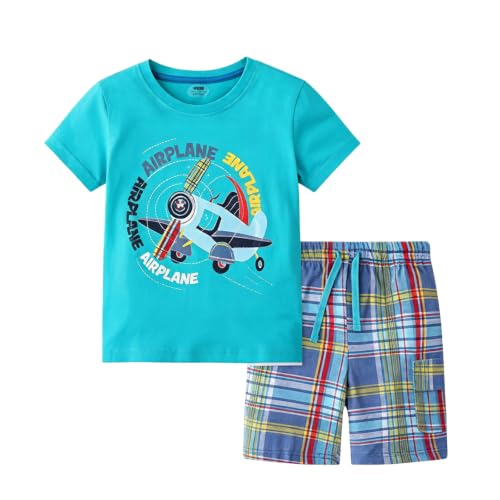 Image of LMYOVE Casual round-neck short-sleeved T-shirt and short suit summer beachwear